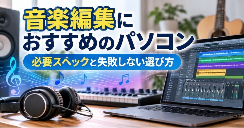 音楽編集におすすめのパソコン