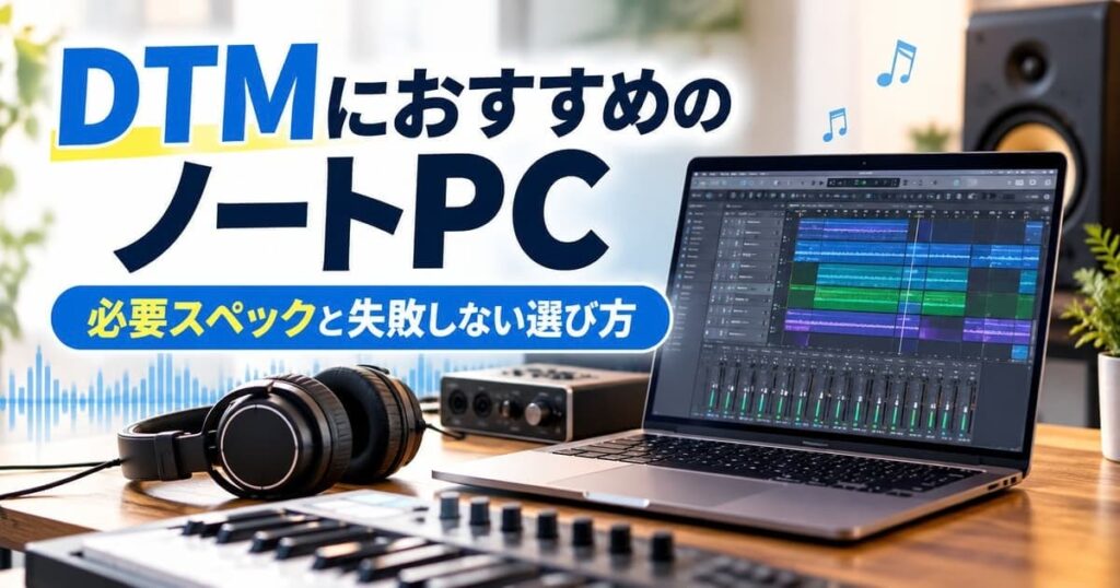 DTMにおすすめのノートPC