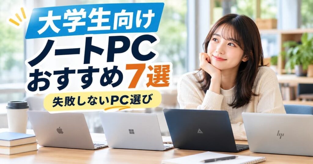 大学生向けノートPCおすすめ7選