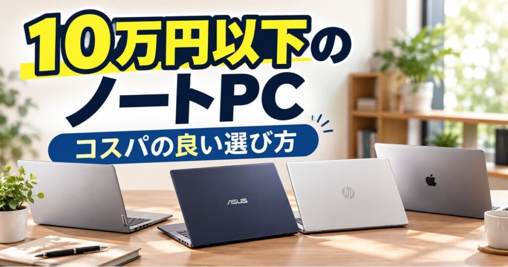 10万円以下のノートPC